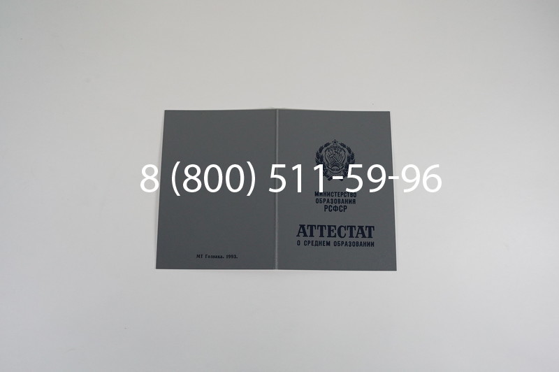Заказать Аттестат 8 классов СССР в Новосибирске