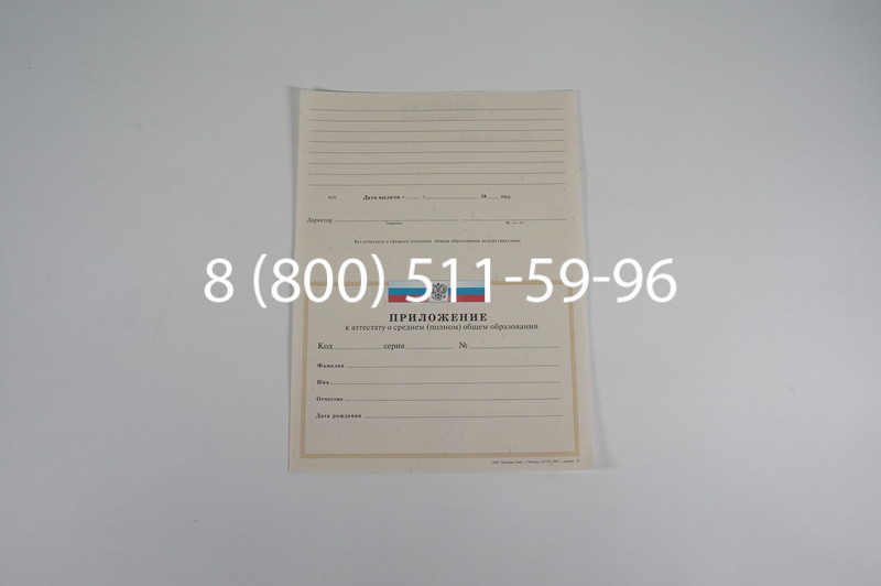 Заказать Аттестат за 11 класс 2007-2010 годов в Новосибирске