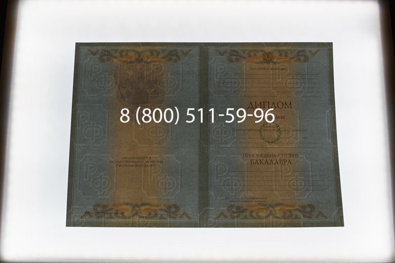 Заказать Диплом бакалавра 2003-2009 годов в Новосибирске