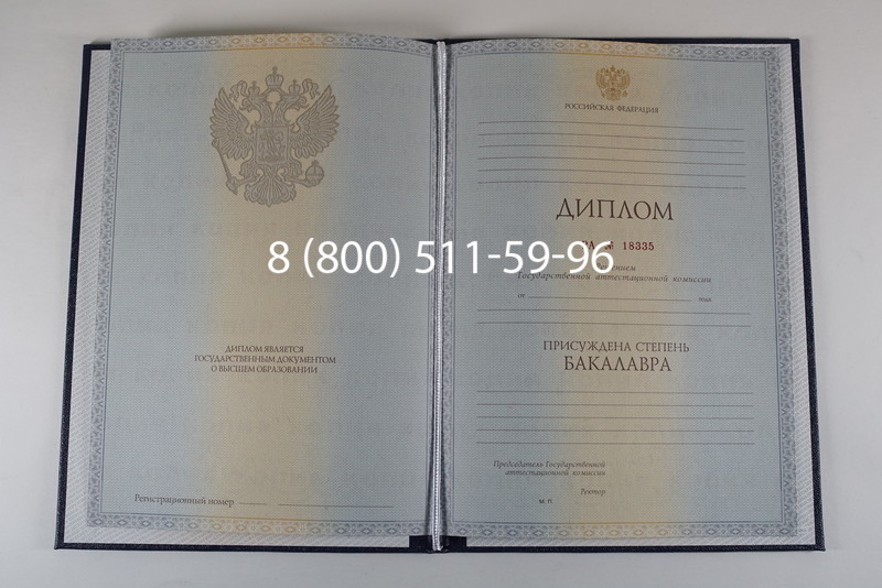 Диплом бакалавра 2012-2013 годов в Новосибирске
