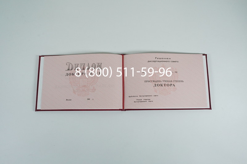 Заказать Диплом доктора наук 1995-2006 года в Новосибирске