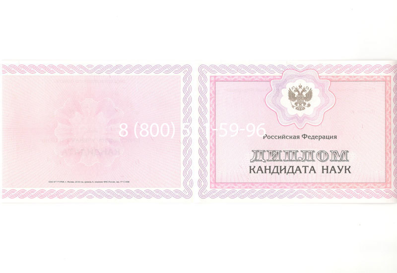 Купить Диплом кандидата наук 2010 в Новосибирске