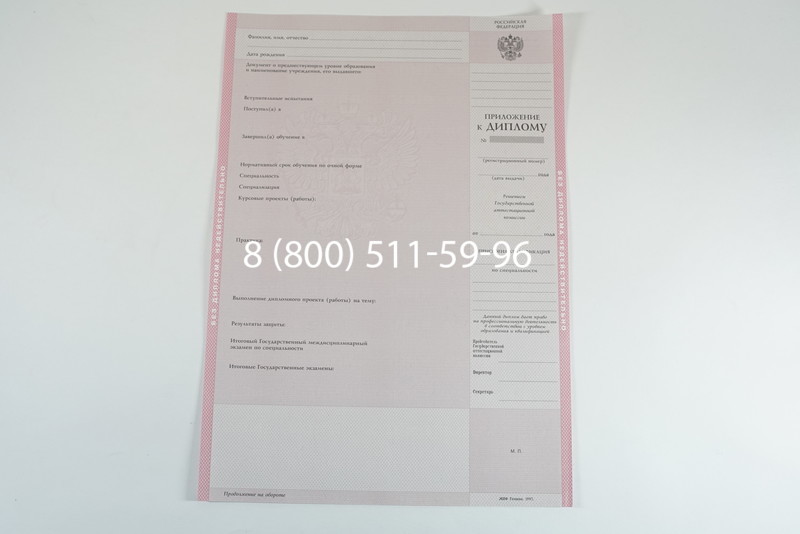 Диплом колледжа 1997-2002 годов в Новосибирске