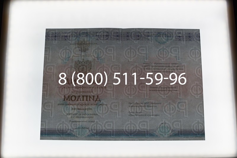 Заказать Диплом колледжа 2014-2026 года  в Новосибирске