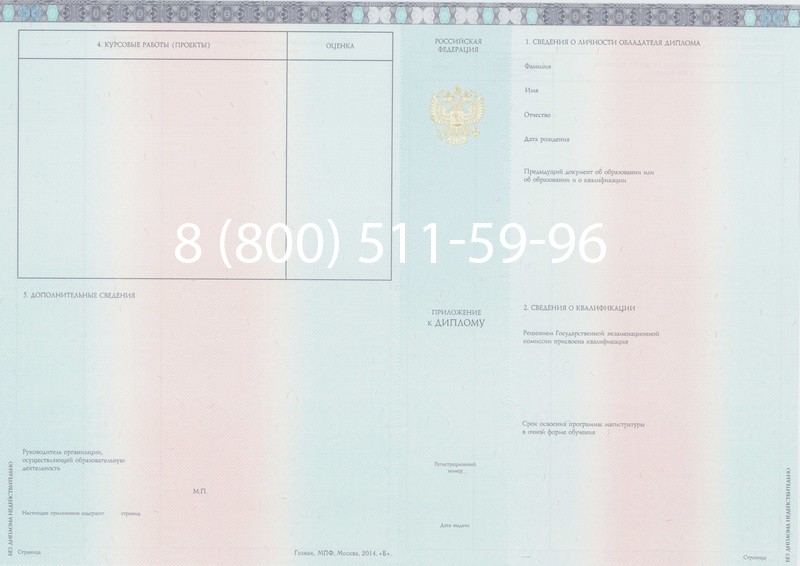 Заказать Диплом магистра 2014-2026 года в Новосибирске