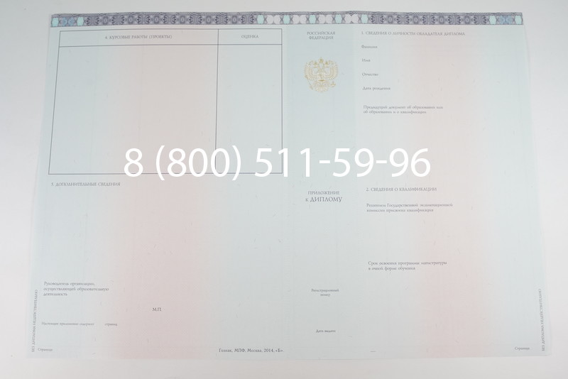 Диплом магистра 2014-2026 года в Новосибирске