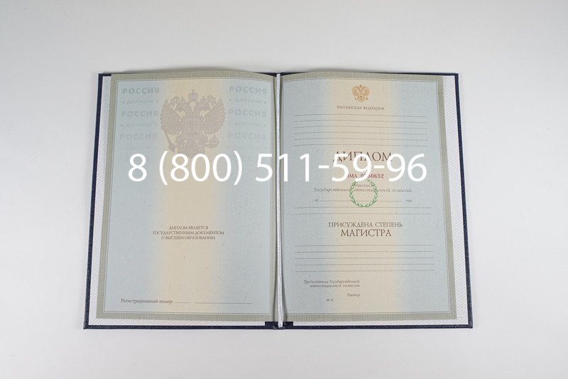 Диплом магистра 2003-2009 годов в Новосибирске