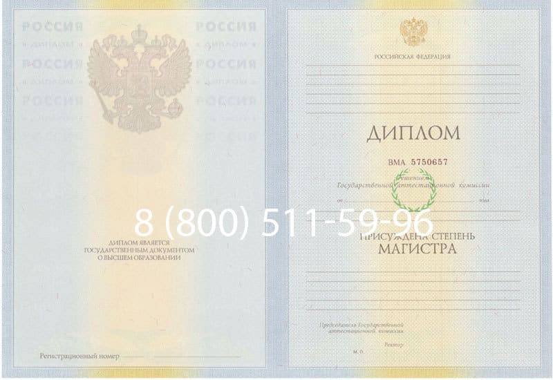 Купить Диплом магистра 2010-2011 годов в Новосибирске