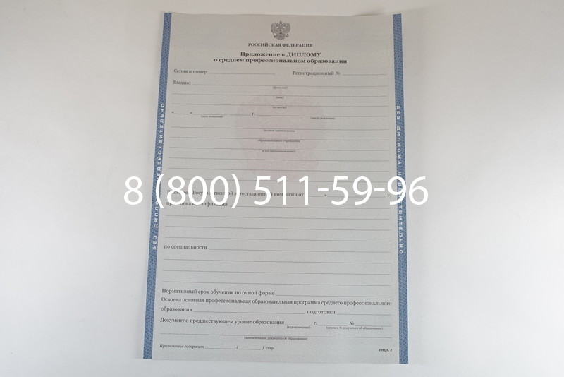 Диплом о среднем образовании 2011-2013 годов в Новосибирске