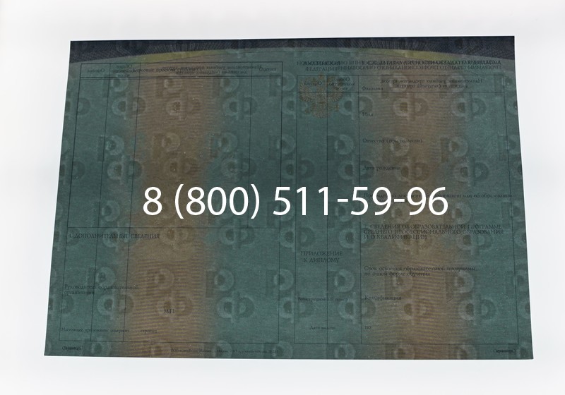 Диплом о среднем образовании (Спецбланк) 2014-2026 года в Новосибирске