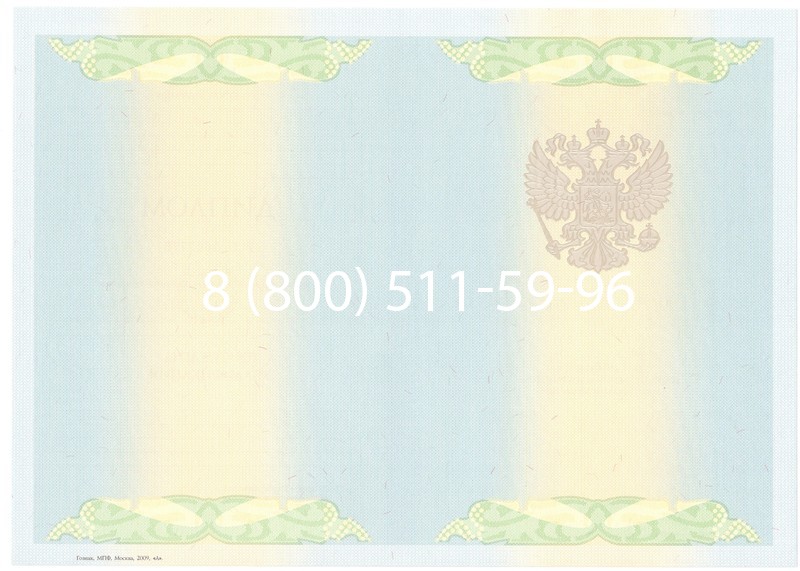 Купить Диплом о высшем образовании 2010-2011 годов в Новосибирске