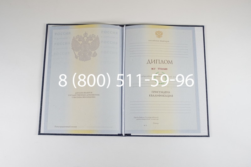 Диплом о высшем образовании 2010-2011 годов в Новосибирске