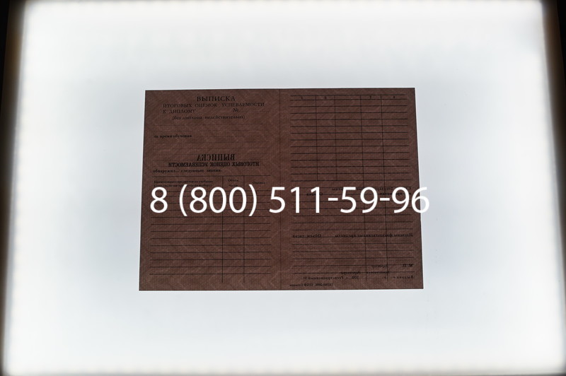 Заказать Диплом училища 1995-2006 годов в Новосибирске