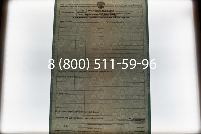 Заказать Диплом училища 2010 год в Новосибирске